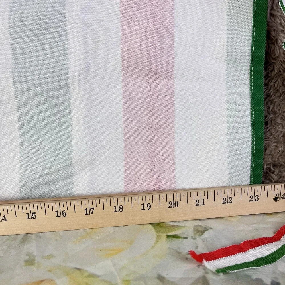 Dolce Italia Florence Bar Apron Red White Green Flag of Italy Striped Sweets